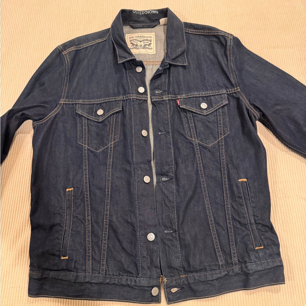 Levi’s x Outerknown Type 3 Denim Trucker Jacket size Large
